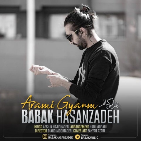 دانلود آهنگ آرامی گیانم از بابک حسن زاده | ملودیکده دانلود آهنگ آرامی گیانم از {singer-fa}