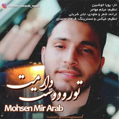 دانلود آهنگ تو رو دوست دارمت از محسن میر عرب | ملودیکده دانلود آهنگ تو رو دوست دارمت از {singer-fa}